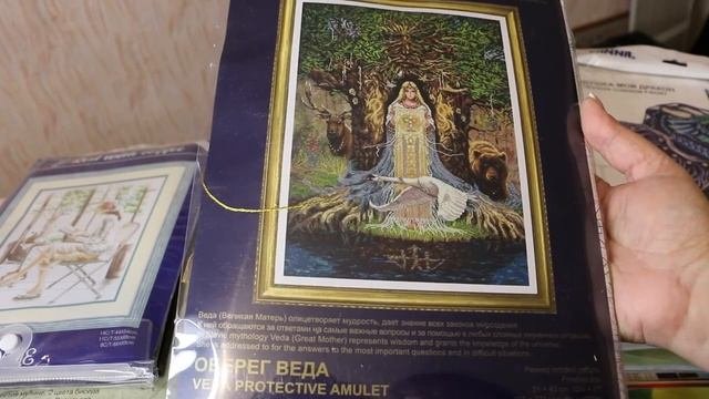 Вышивка крестиком. Мои наборы для вышивки. 1 часть .