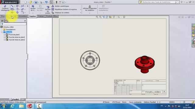 #12 Mise en Plan avec SolidWorks 1ere PARTIE: La Création смотреть онлайн