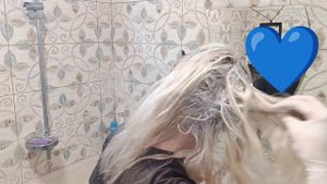 Окрашивание в блонд дома. Треш окрашивание. Переход с порошка на краску.
