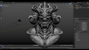 Demon Speedsculpt Timelapse (Blender 2.8x) #10