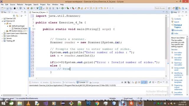 Introduction To Java Programming   Exercise 4 5a