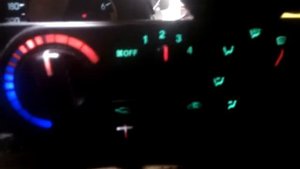 LED подсветка блока отопителя