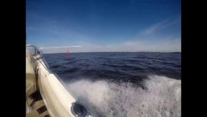 Пересекаем Финский залив на каютном катере Stingray 190CS