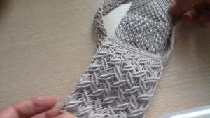 Сумочка в технике макраме для медицинского прибора или телефона