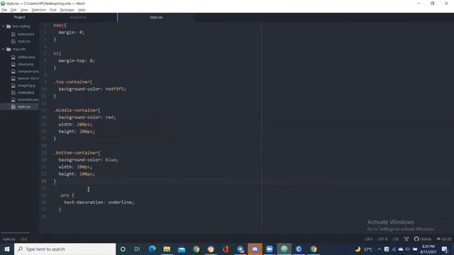 Свойства Display CSS с Айсели Жаныбаевой .