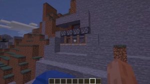 Секретная база под водопадом в minecraft