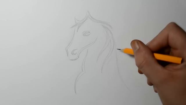 How to Draw a Horse Portrait - Tribal Tattoo Design Style смотреть онлайн