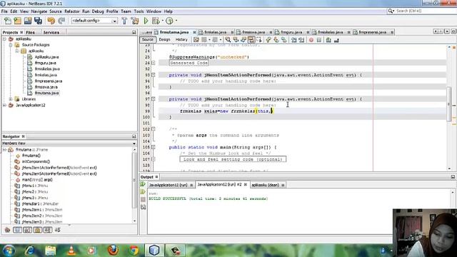 Tutorial membuat menu dengan swing java 23110282_MI_bita herlina_STIMIK EL Rahma Yogyakarta смотреть онлайн