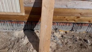 Баня своими руками. Теплая входная дверь.