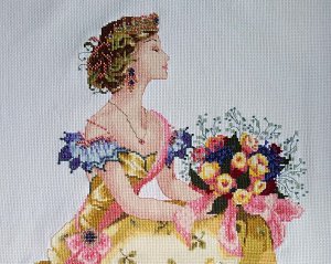 013 Вышивка. Китайская Весенняя королева (Spring Queen by Mirabilia) от Joy Sunday.