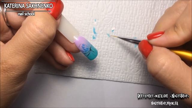 Обучающий видео мастер класс - ДИЗАЙН НОГТЕЙ- МК БИТОЕ СТЕКЛО-БАБОЧКА смотреть онлайн