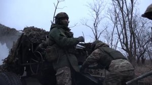 Гаубица "Геацинт-Б" Запарожская область.