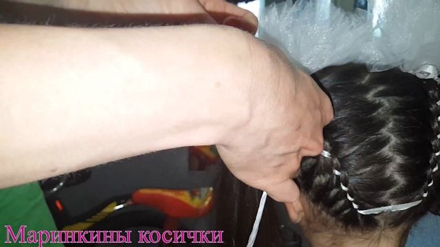 ?Детская прическа "Колокольчики" ?- How to braid child to school? Как заплести ребенка в школу? смотреть онлайн
