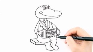 Как нарисовать КРОКОДИЛА ГЕНУ / Мультик раскраска для детей / Раскрась Ка