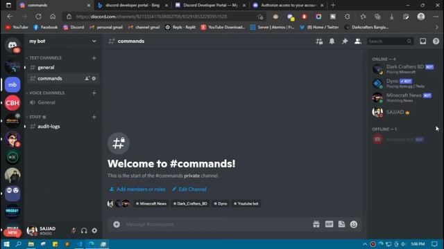 How to code a discord bot by python 2022 (Basic code)