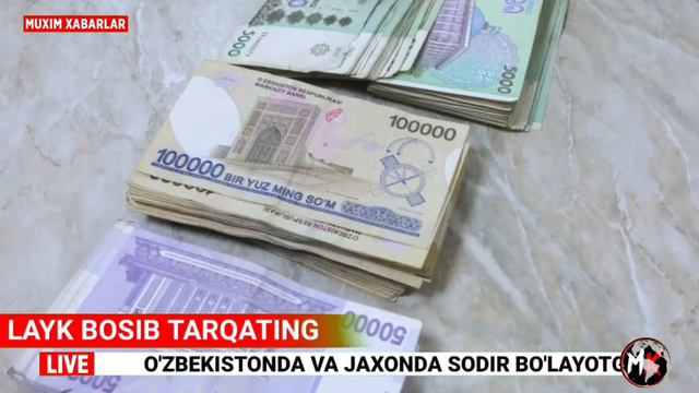 ШОШИЛИНЧ! УЗБЕКИСТОНДА 100 МИЛЛОИОНДАН 1-ОКТЯБРГАЧА ОХИРГИ МУДДАТ..