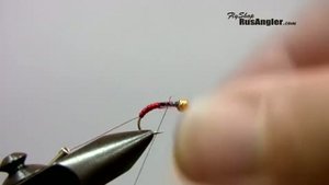Нахлыст. Вязание мушки Glassabou Blood Worm