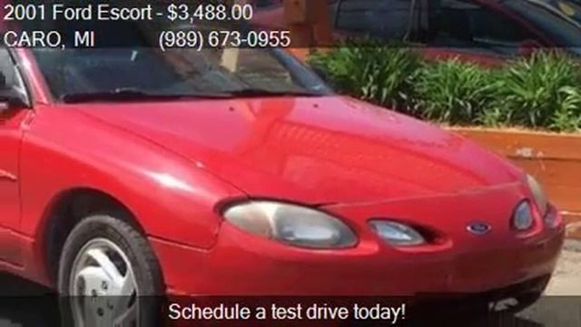 2001 Ford Escort ZX2 2dr Coupe for sale in CARO, MI 48723 at смотреть онлайн