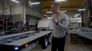 Обзор прицепа автовоза от компании Trailer Technology