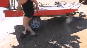 Все испытания опытного аэроглиссера 2017.