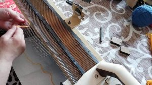 машинное вязание Нева 6 (подгибы)