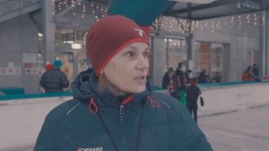 "Оздоровительный спорт в каждую семью". Конькобежный спорт. Репортаж