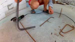 #46 Скобы своими руками Соединяю маурлат с балками 18.09.16.