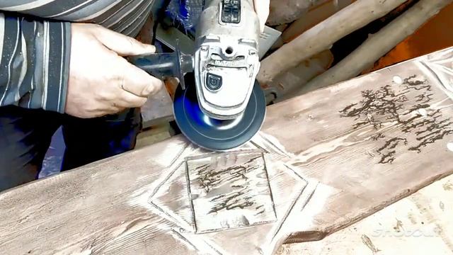 Шикарный способ потёртости и состаривания дерева смотреть онлайн