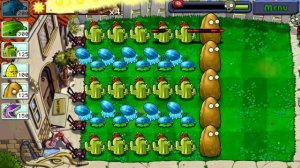 Plants vs Zombies: Winter Melon and Cactus VS. ALL ZOMBIES - Survival Day