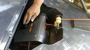 Беркут, установка якорной лебедки