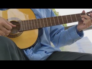 Юрий Визбор - Передо мною горы и река - как играть: кавер, аккорды и разбор на семиструнной гитаре.