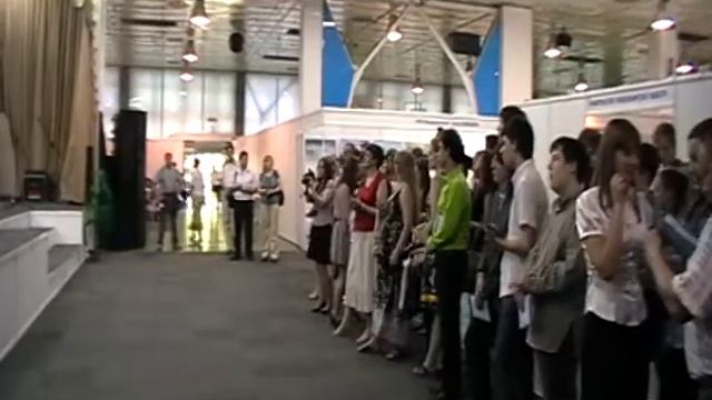 Rektor of NSTU - Pustovoy N.V. Handing of Diplomas to schoolchildren. смотреть онлайн