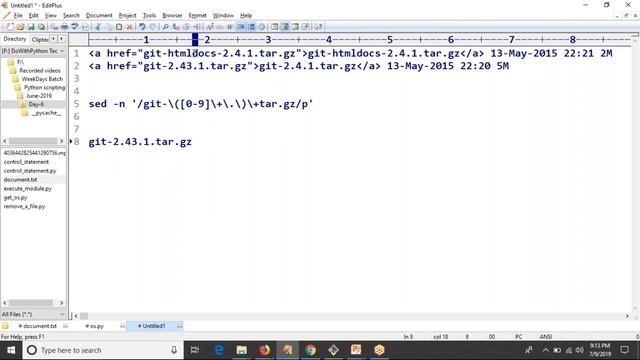 Complete Shell Scripting for Automation | Shell Script to get and list all git versions from git-sc смотреть онлайн