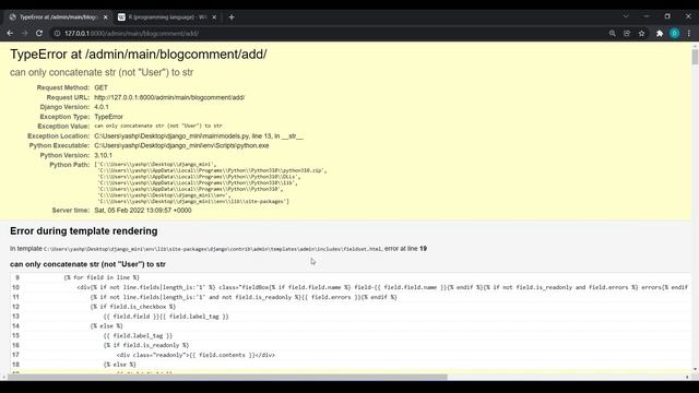Adding Data in a Database | Django | Python