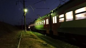 "На старую линию" Электропоезд ЭП3Д-0011 сообщением №6359 Глубокая—Шептуховка