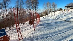 Горные лыжи в Манжероке. Обзор. Алтай.