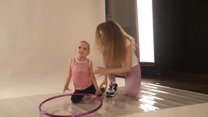 Счастливая Гимнастика | Фотосессия юных гимнасток для журнала. Международная детская школа.