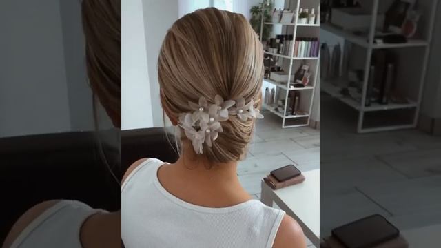 Свадебная прическа | kelin soch turmaklari 2021 | wedding hairstyle | нежная прическа