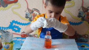 Бурлящая лава эксперимент