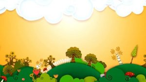 Футаж Фон Детский Анимация Круговорот видео фон для слайд шоу