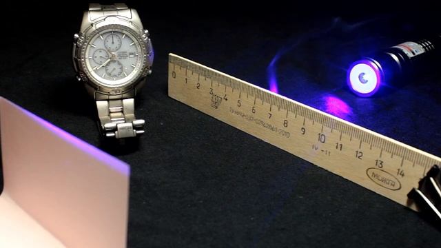 1 Вт 445 нм портативный лазер (1W 445nm portable laser).