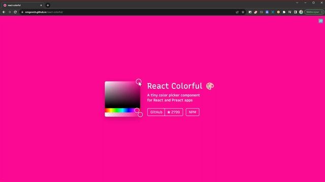 React Colorful to Integrate colorpicker