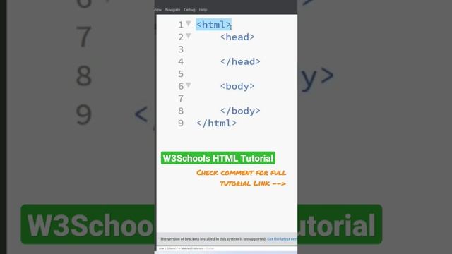 W3Schools HTML Tutorial #w3schools #html #css #html5 #htmltutorial #zeeshanacademy