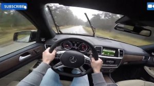 POV Mercedes Benz GL 63 AMG 5 5 V8 BiTurbo 558 HP FAST! Onboard ПЕДАЛЬ В ПОЛ