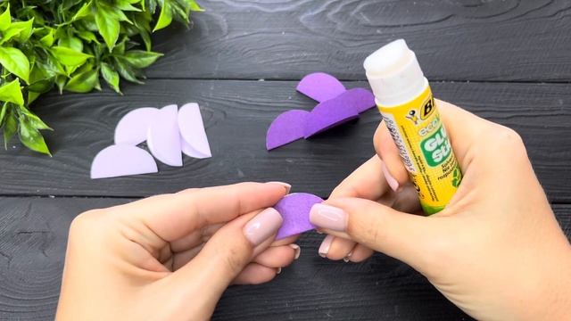 Easy Paper Craft Paper Flowers Цветы из бумаги Своими руками