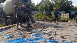 устройство бетонных полов,вязка арматуры