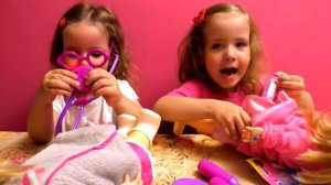 ИГРАЕМ В ДОКТОРА. Доктор Плюшева игрушки набор Doc McStuffins Играем в доктора с куклами Лечим кукл
