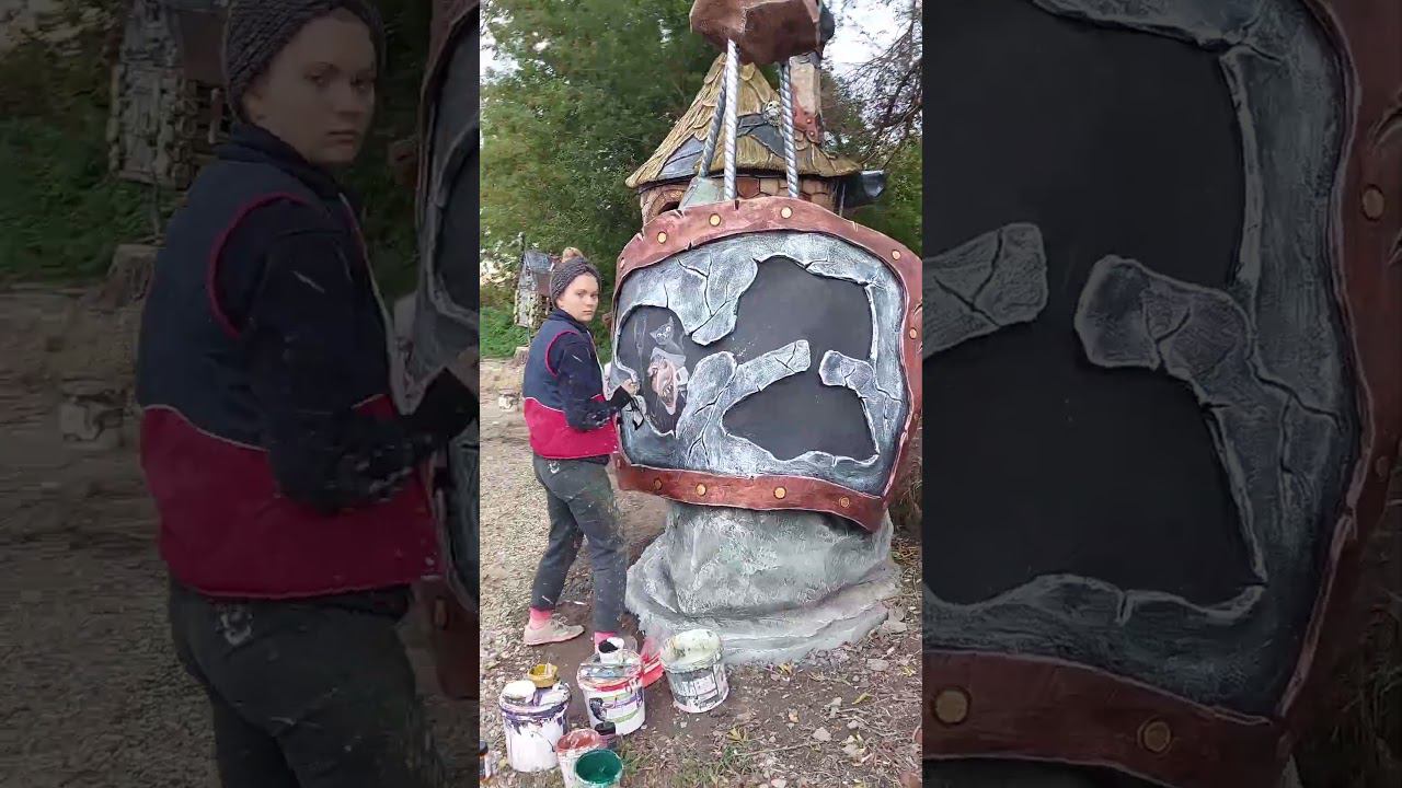 Скайп  для бабы яги декоративная скала. #сказочнаямастерскаяколесникова #история #statue