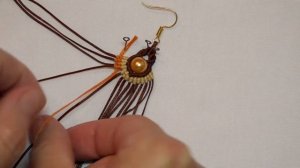 СЕРЬГИ МАКРАМЕ. MACRAME EARRINGS.