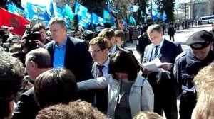 Афганистан. Киев. Митинг протеста АФГАНЦЕВ. 20.04.2011 года.